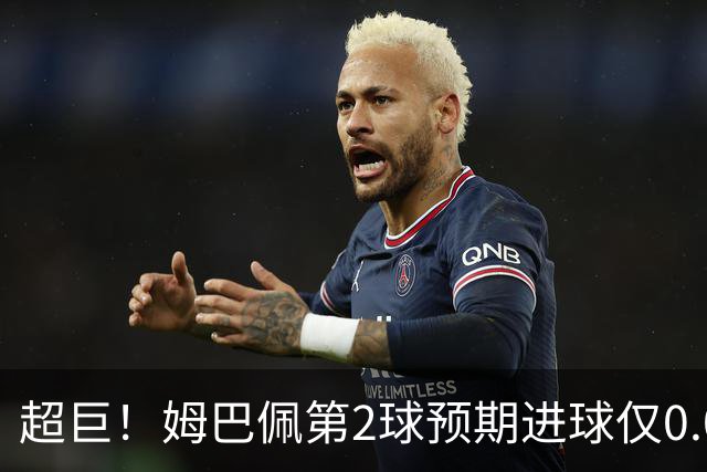 超巨！姆巴佩第2球预期进球仅0.03 半场丢人半场吓死人
